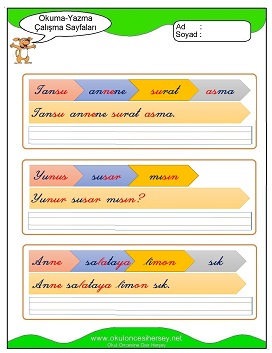 s sesi Grubu Çalışma Sayfaları